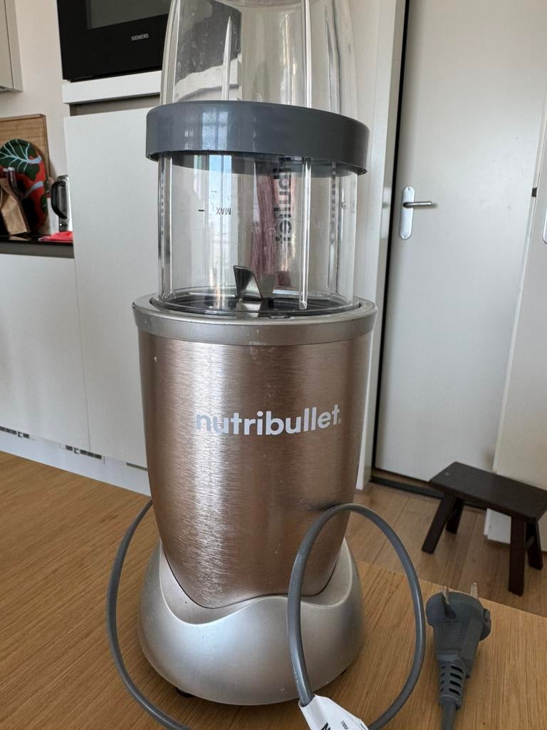 Nutribullet pro 9000 silver blender, Ophalen, Zo goed als nieuw, 3 snelheden of meer