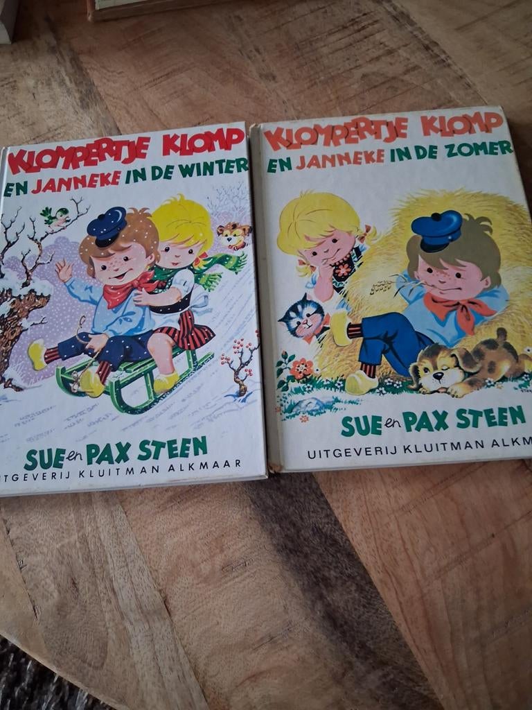 Klompertje Klomp en Janneke: Winter & Zomer (2 boeken), Ophalen of Verzenden, Gelezen, Sue en Pax Steen, Fictie algemeen