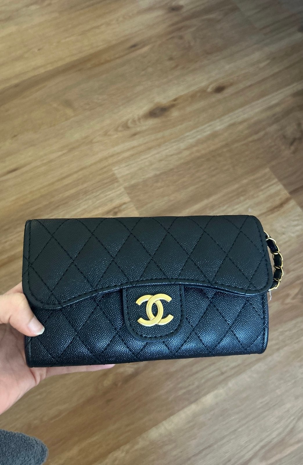 Luxe dames portomonee, Ophalen, Zo goed als nieuw, Zwart