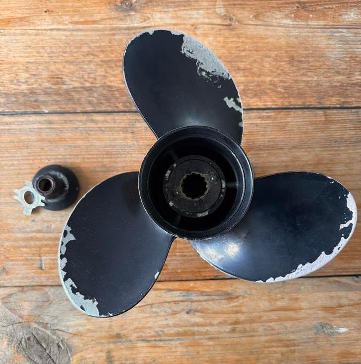 Propellor Mercury Mariner (30-60pk) 10-1/2x13 aluminium, Ophalen of Verzenden, Gebruikt, Motor en Techniek, Motorboot