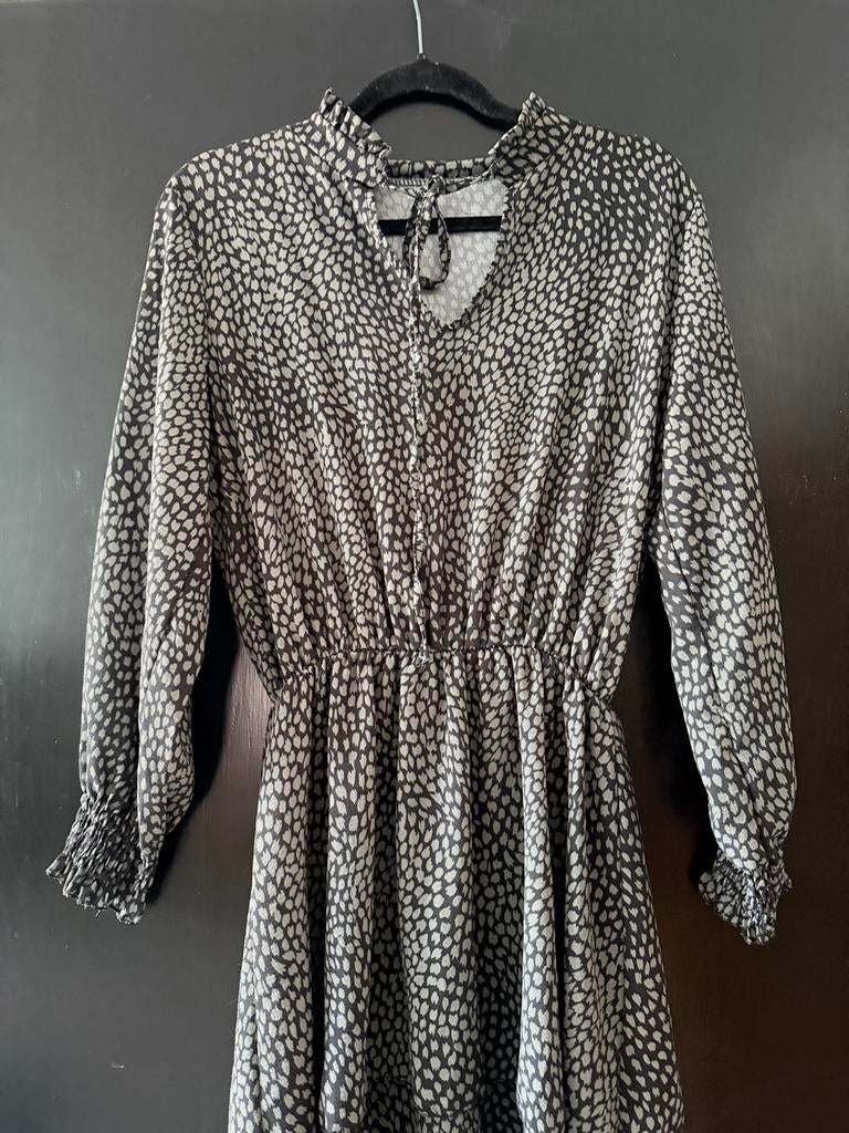 Hippie Tuniek met print - Maat M, Ophalen of Verzenden, Zo goed als nieuw, Maat 38/40 (M), Zwart