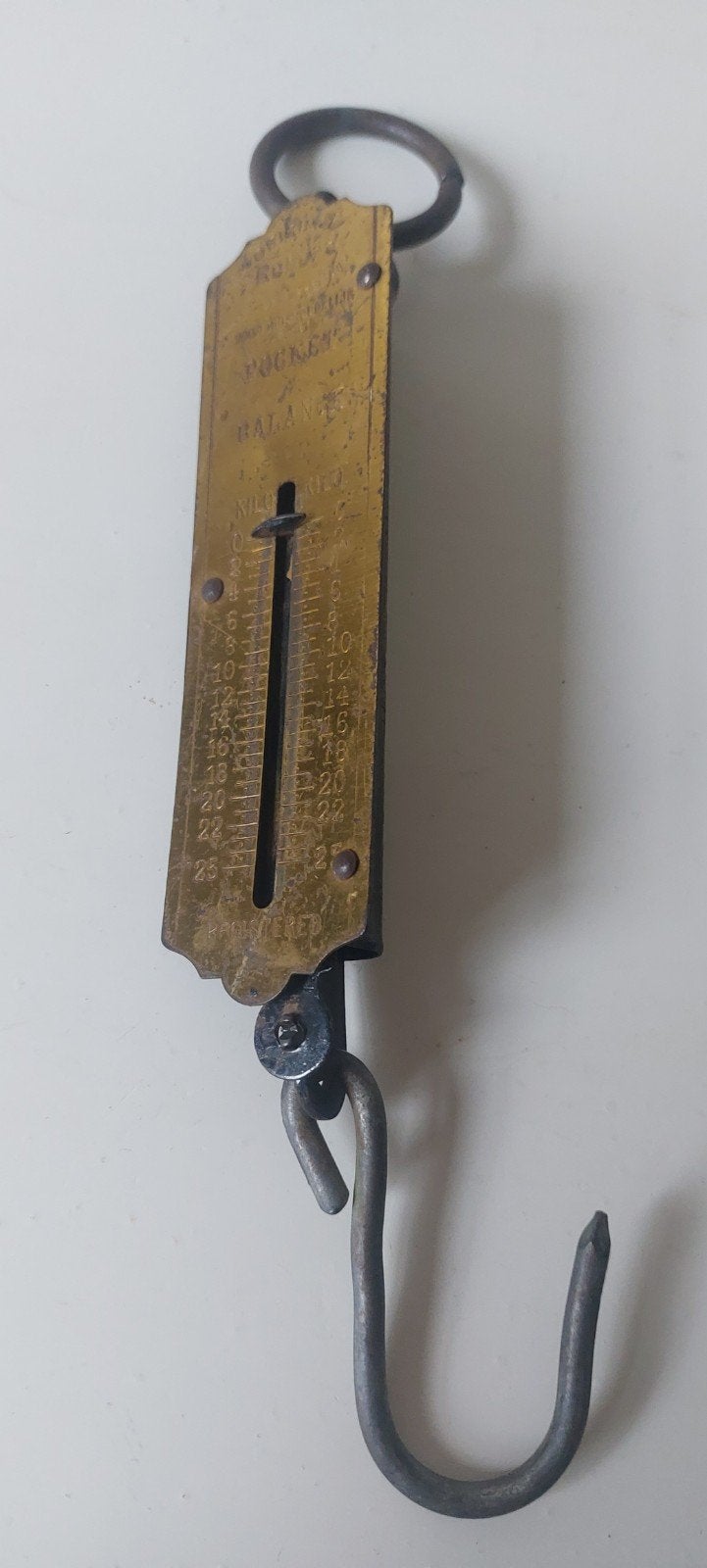 messing unster zakveerunster handweegschasl pocket balance, Ophalen of Verzenden
