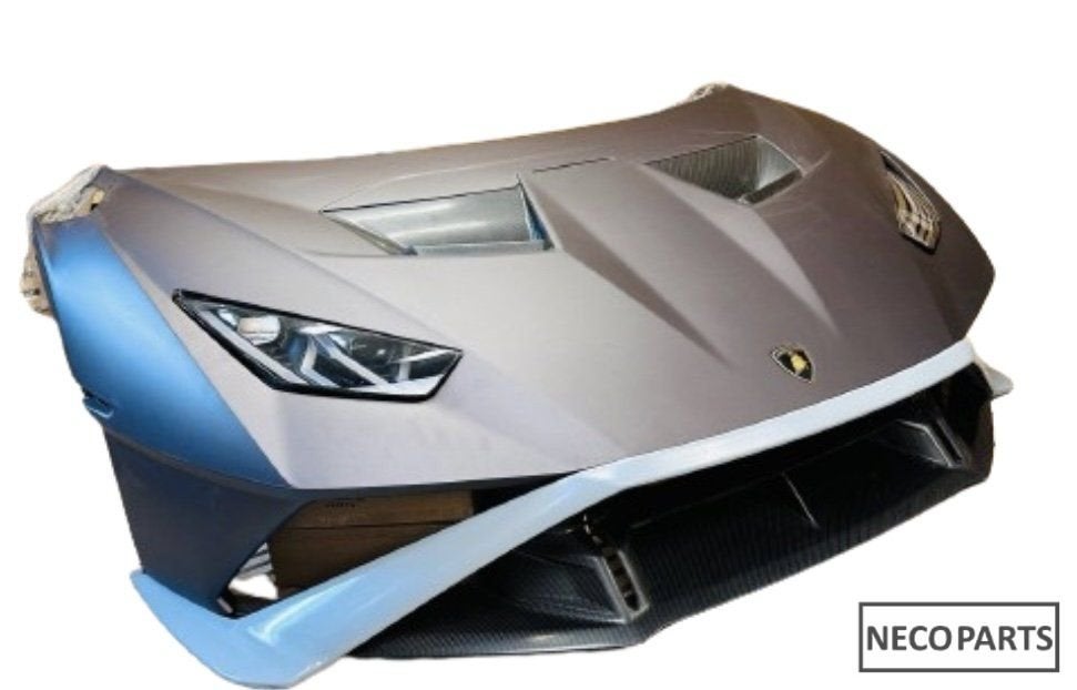 LAMBORGHINI HURACAN STO BUMPER VOORBUMPER KOPLAMP LEVERBAAR!, Gebruikt, -, Overige automerken, -