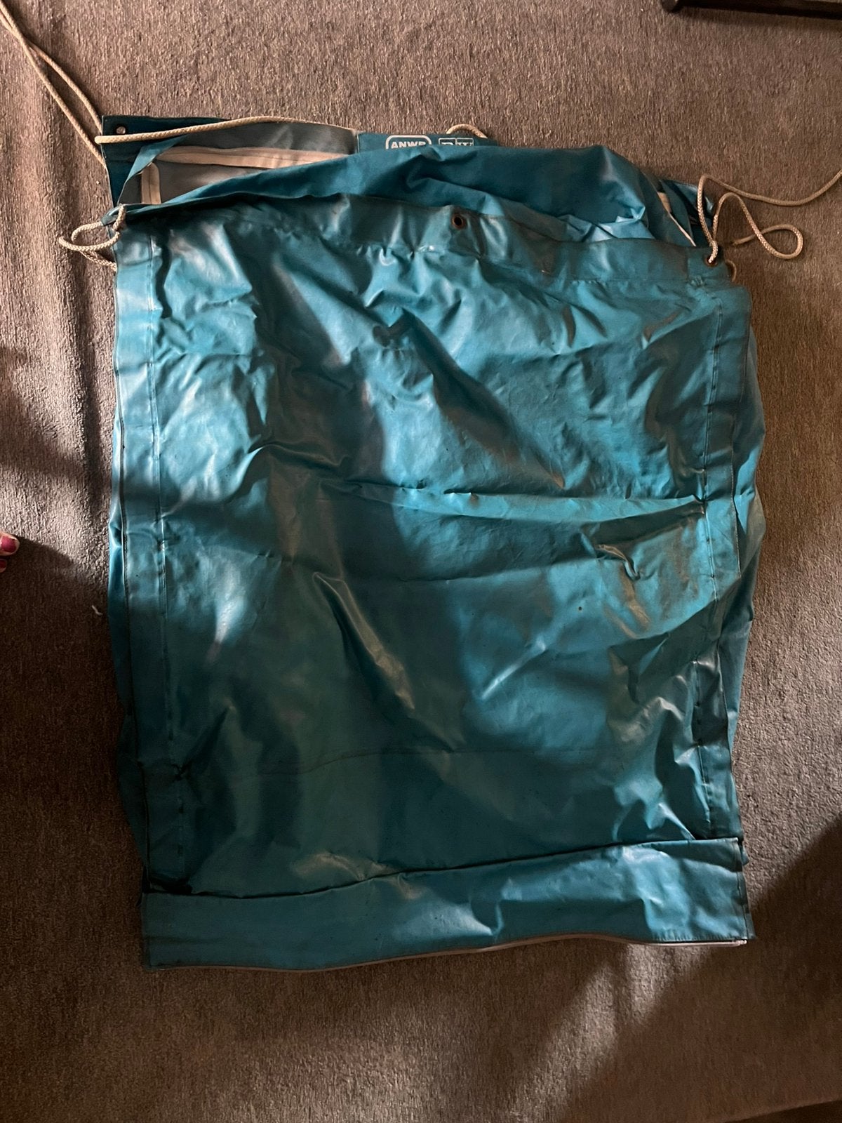 Auto bagagezak blauw, Ophalen, Gebruikt