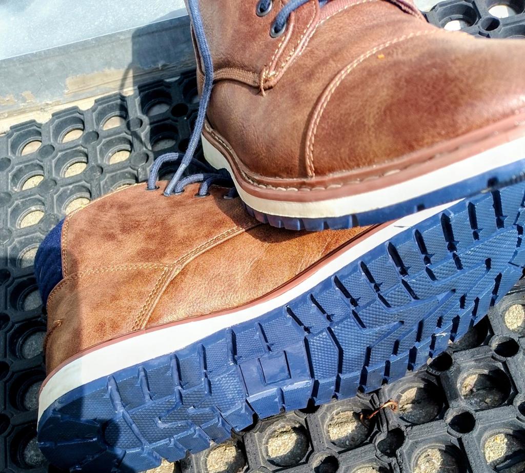 Mannen schoenen leer., Ophalen of Verzenden, Zo goed als nieuw, Bruin