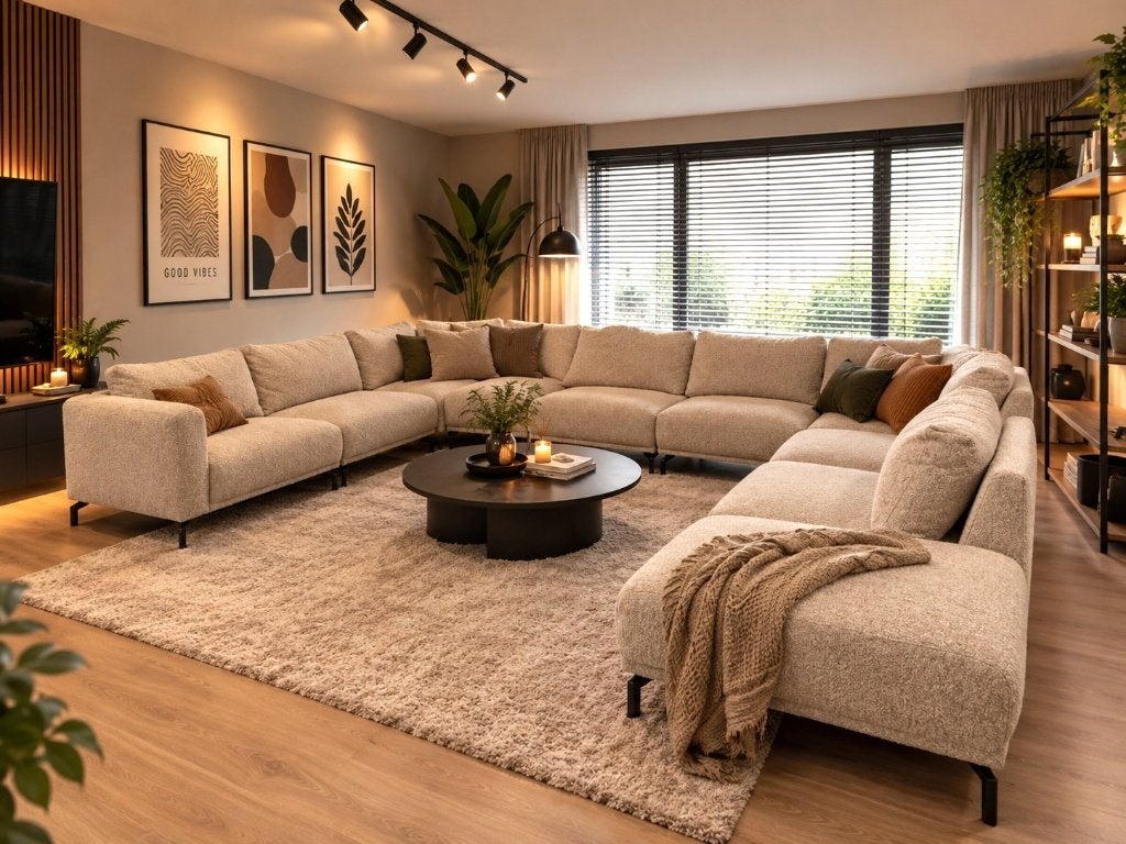 SALE Modulaire zithoek 10 beige OUTLET 10-70% korting, Ophalen of Verzenden, Nieuw
