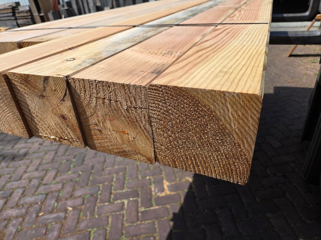 Douglas palen / balken - geschaafd 14x14 cm - nr: TB32, Ophalen, Nieuw, 250 cm of meer, Balken