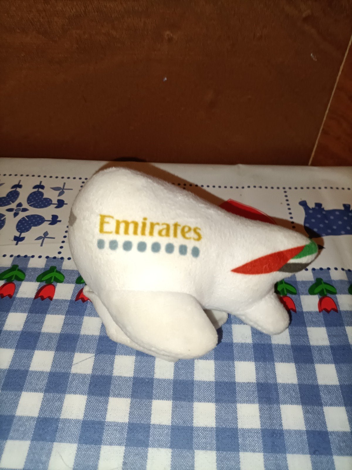Emirates vliegtuig en 2 stewards met polsbandje, Kinderen en Baby's, Ophalen of Verzenden, Zo goed als nieuw