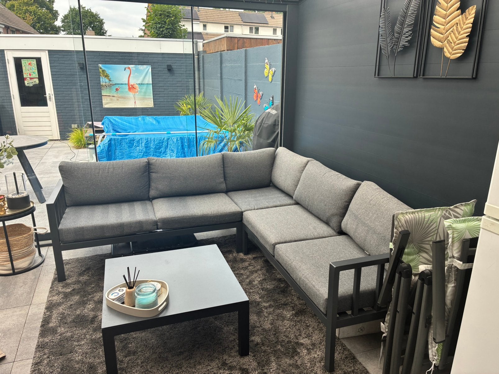 Nette loungeset, Ophalen, Gebruikt