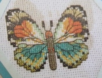 Borduurpatroon Vlinder   nr 5602, Verzenden, Nieuw, Handborduren, Patroon