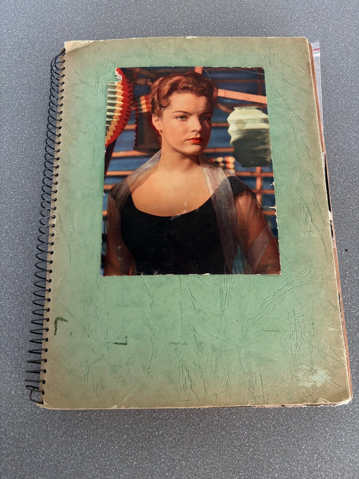 Dik vintage plakboek Sissi, Brigitte Bardot, Elvis,…, Ophalen of Verzenden, Gebruikt, Film, Foto of Kaart