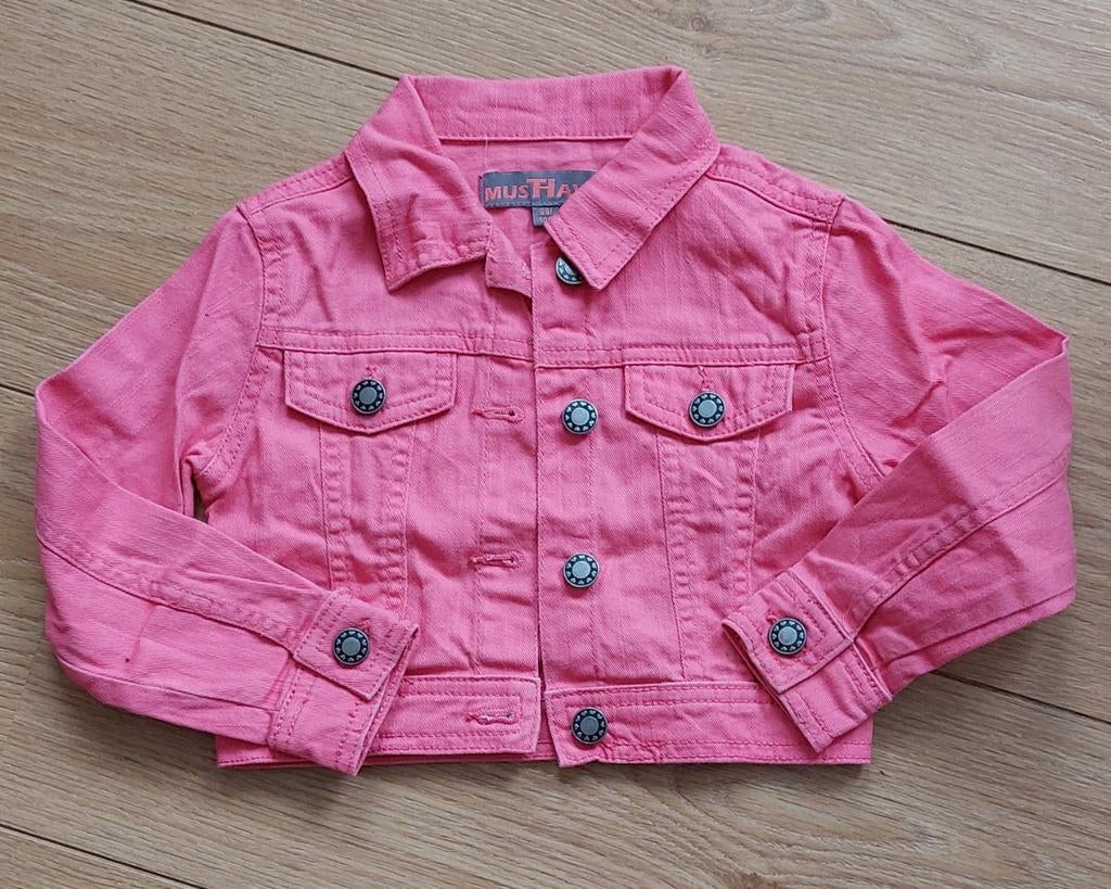 Roze spijkerjas maat 98 104 (klein prijsje), Kinderen en Baby's, Kinderkleding | Maat 98, Ophalen of Verzenden, Zo goed als nieuw
