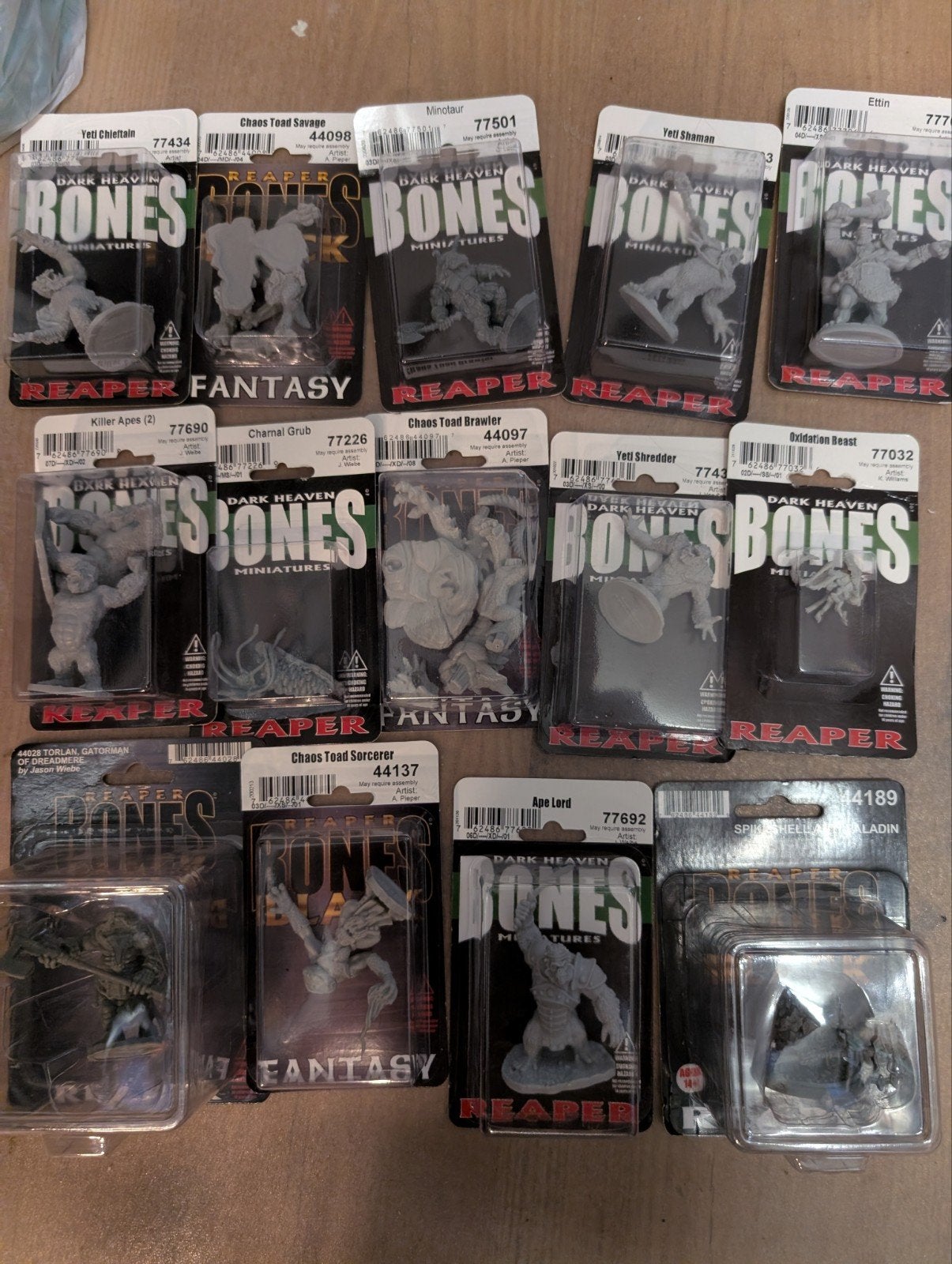 Reaper Bones Miniatures - Diverse Fantasy Figuren, Ophalen, Nieuw, Warhammer