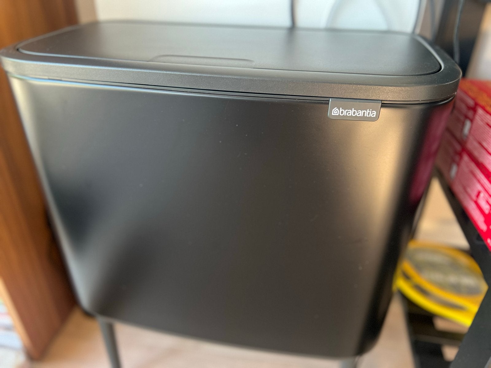 Brabantia Bo Touch Bin 11+23L Matt Black – zo goed als nieuw, Ophalen, 40 liter of meer, Zo goed als nieuw, 75 – 100