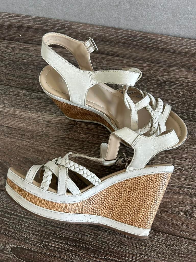 Van Haren 5th Avenue espadrilles t.e.a.b., Wit, Ophalen of Verzenden, Espadrilles of Moccasins, Gedragen