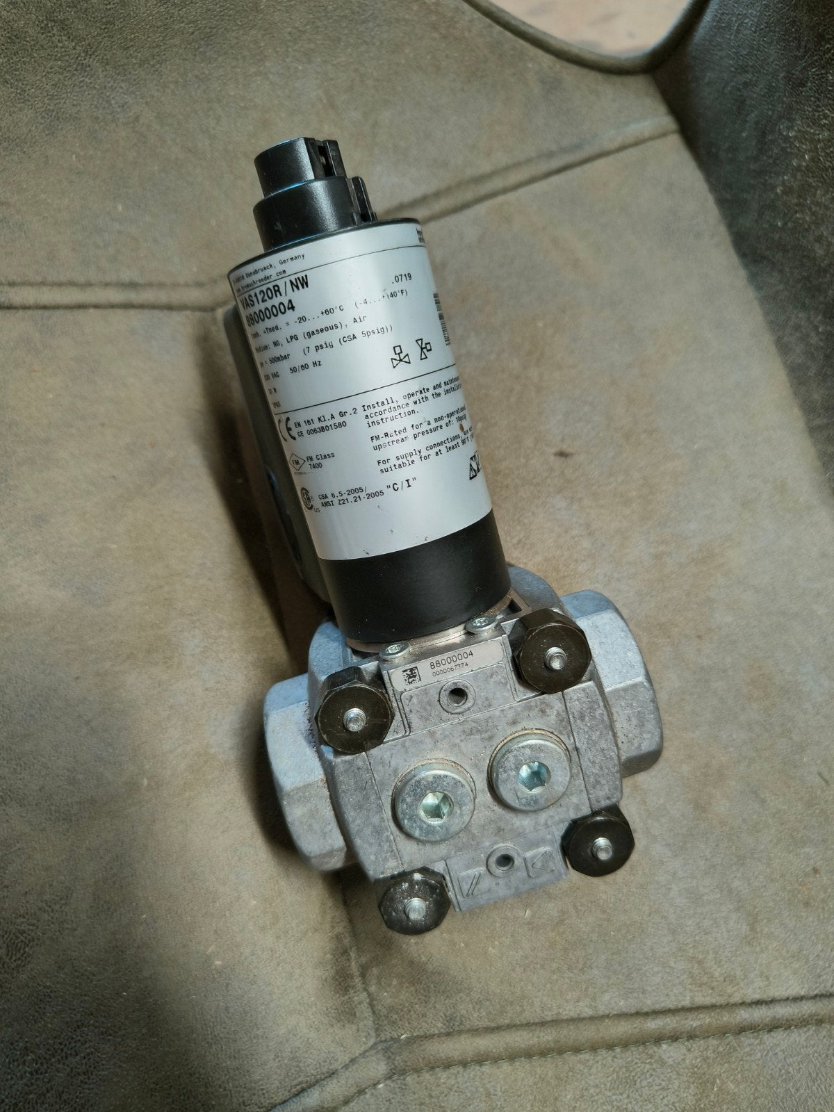KromSchröder Gasklep / Magneetventiel - Ook voor perslucht, Ophalen of Verzenden