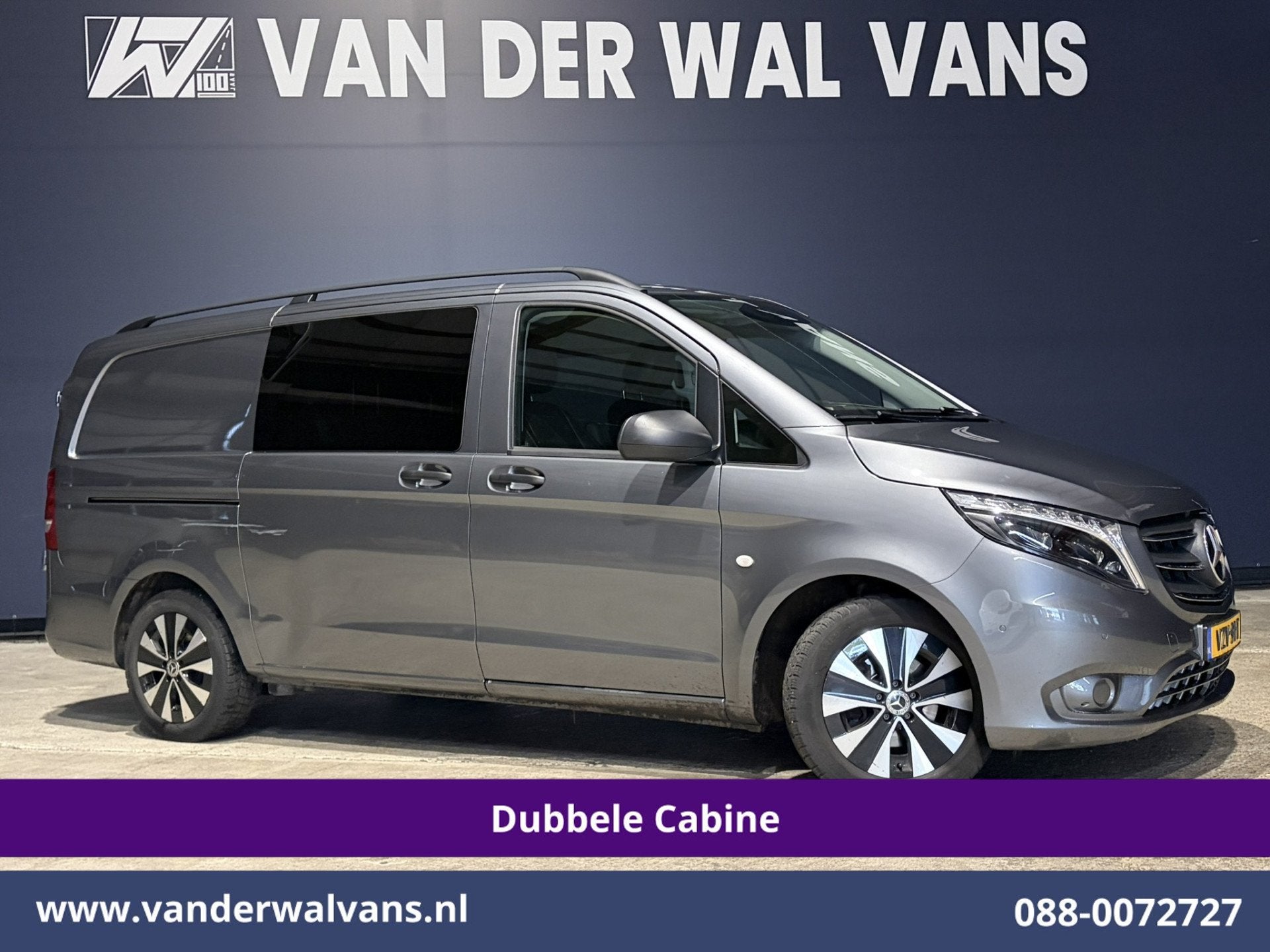 Mercedes-Benz Vito 116 CDI 164pk L2H1 Dubbele cabine Automaa, Automaat, Dealer onderhouden, Achterwielaandrijving, Gebruikt