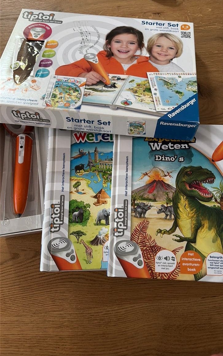 Top toi starterset - mij  grote wereld atlas + dino's, Ophalen of Verzenden, Gebruikt
