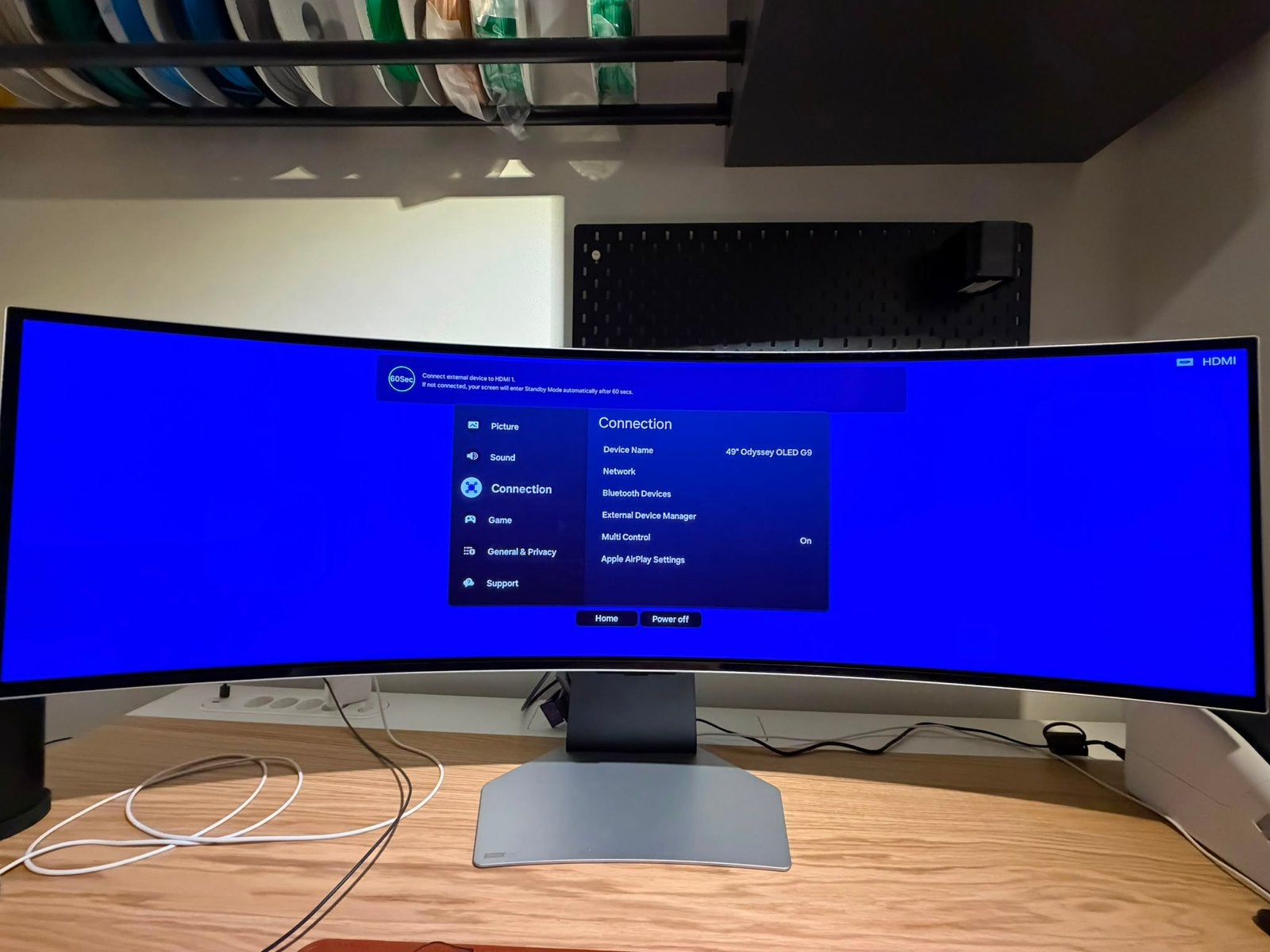 49” Odyssey OLED G95SC DQHD 240Hz Smart Gaming Monitor, Computers en Software, Monitoren, Ingebouwde speakers, Nieuw, Minder dan 1 ms