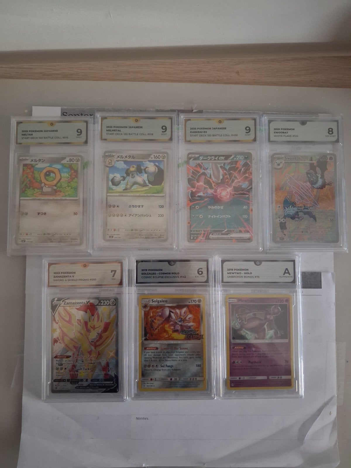Gesorteerde Pokémon kaarten - Graded collectie, Hobby en Vrije tijd, Ophalen of Verzenden, Gebruikt, Meerdere kaarten