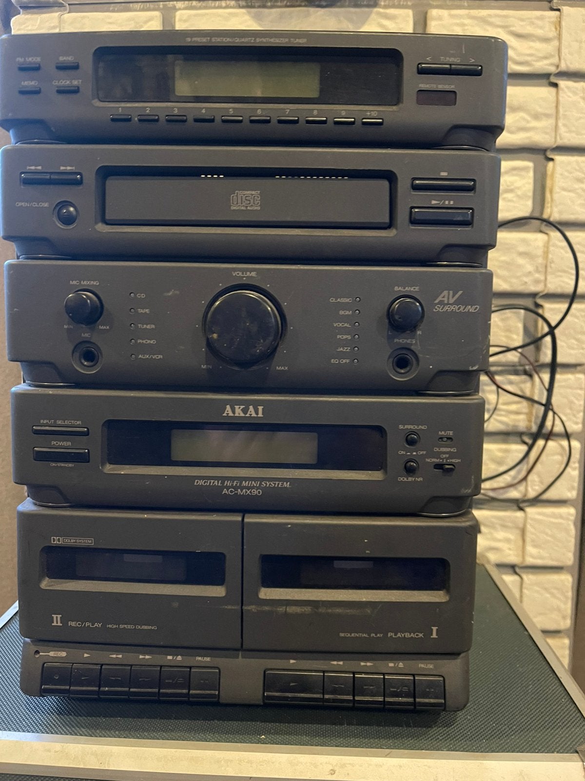 Akai AC -mx90 digitale hifi-minisysteem, Ophalen, Gebruikt, Akai