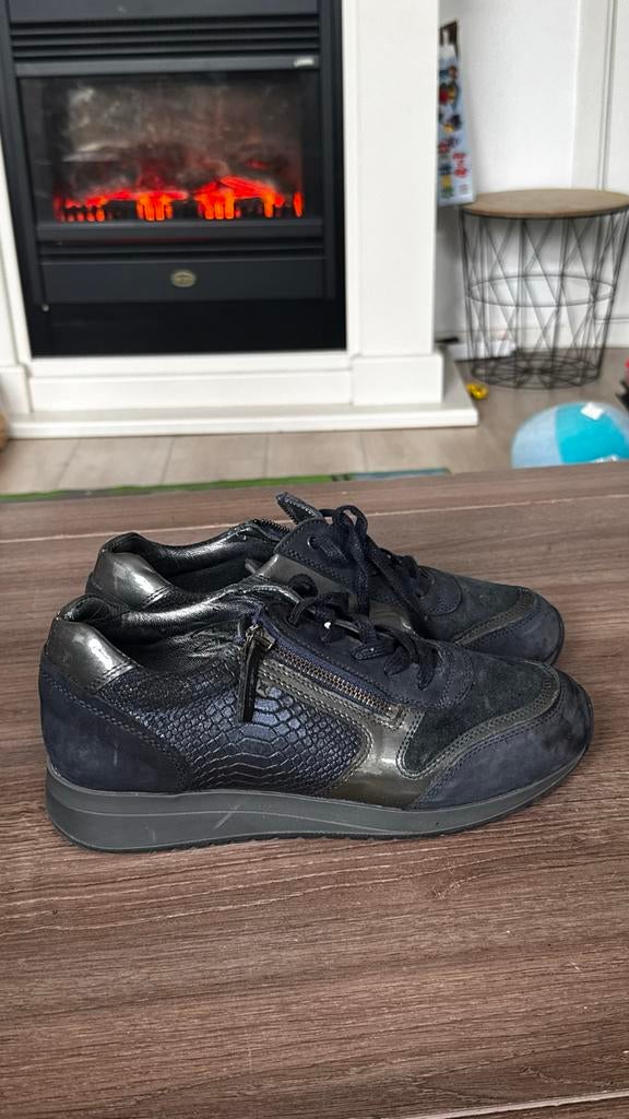 Xsensible Stretchwalker sneakers - Marineblauw, maat 39, Ophalen of Verzenden, Zo goed als nieuw, Blauw, Sneakers of Gympen