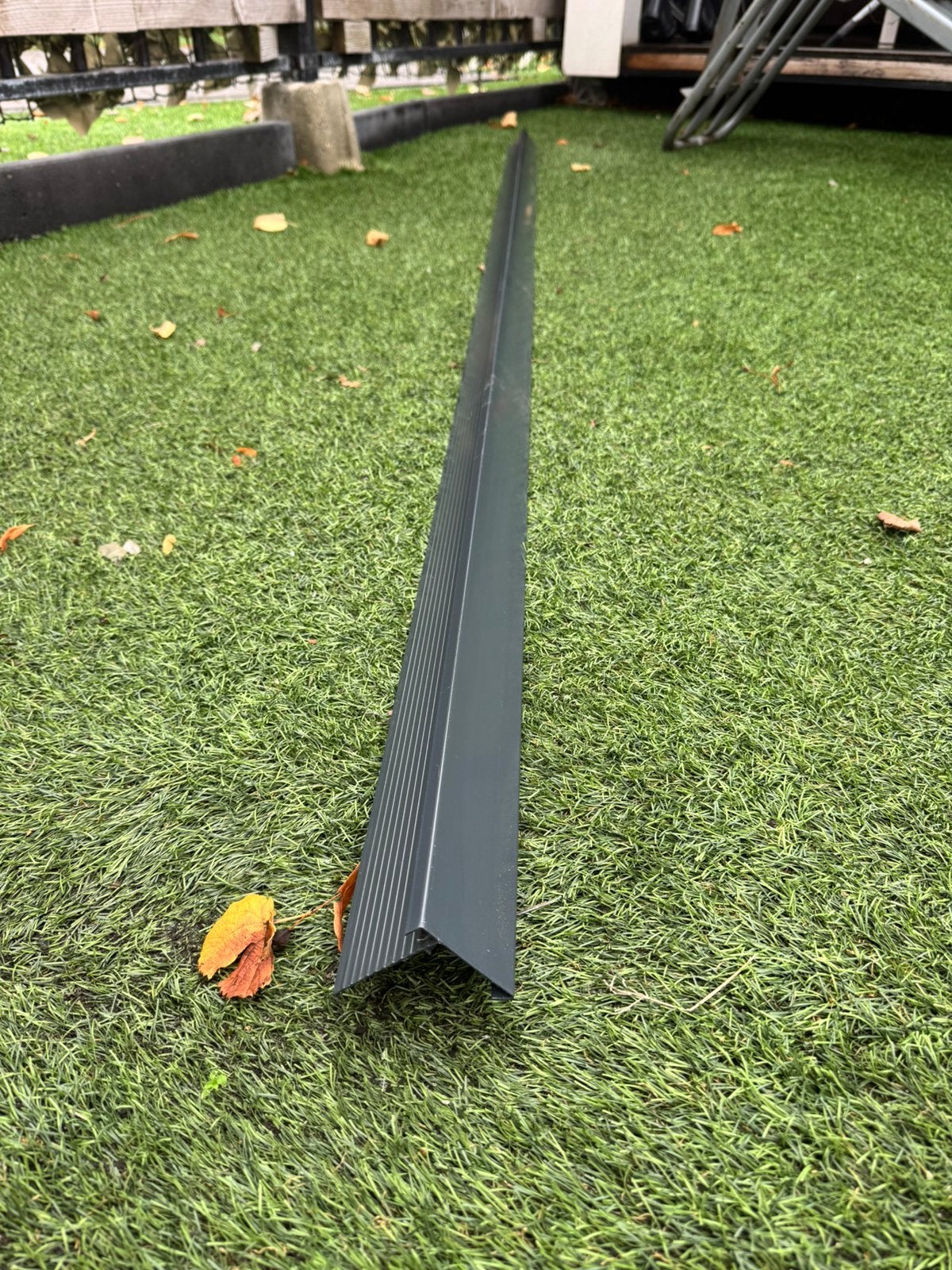 14x Daktrim aluminium 60 x 64 mm, lengte 2500 mm antraciet, Doe-het-zelf en Verbouw, Ophalen, Nieuw, Aluminium