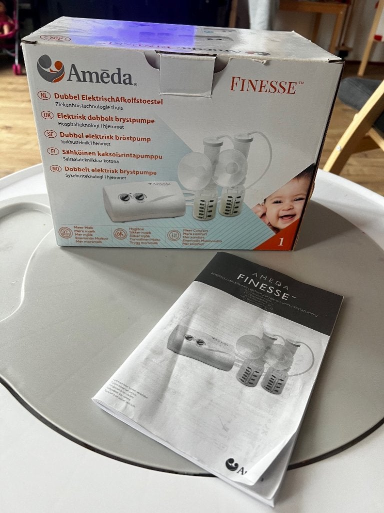 Ameda finesse dubbelzijdige borstkolf, Ophalen