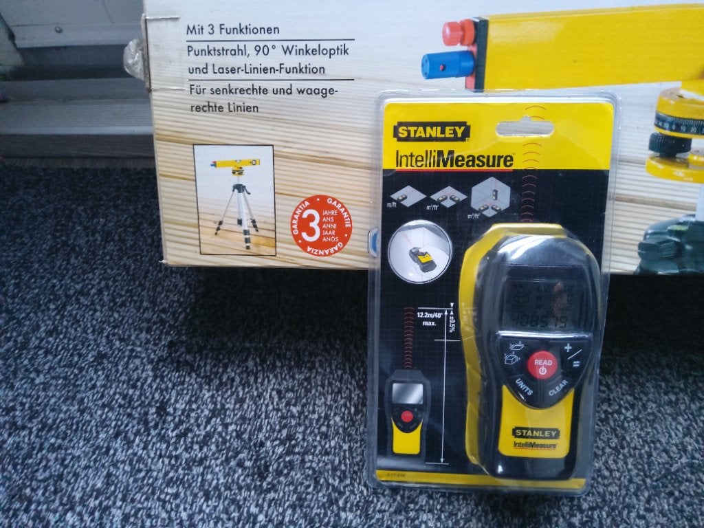Laser meetapparaat en boomzaag, Ophalen of Verzenden, Nieuw, Inhoud