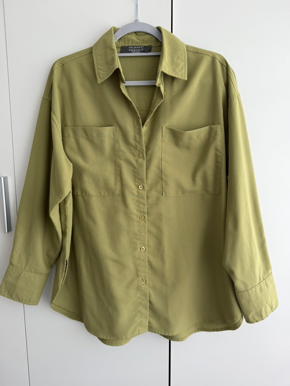 Primark dames blouse overhemd groen M 38, Verzenden, Zo goed als nieuw, Maat 38/40 (M), Groen