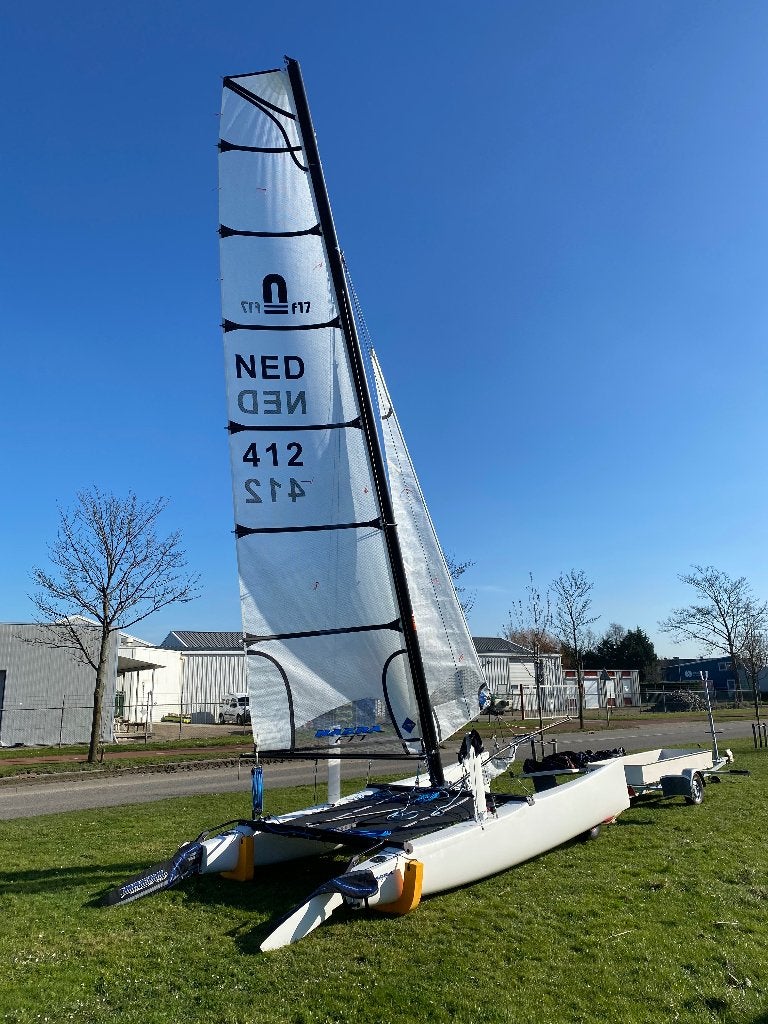 Nacra F17 Compleet & 10x mee gevaren!, Ophalen, Zo goed als nieuw, Zeil