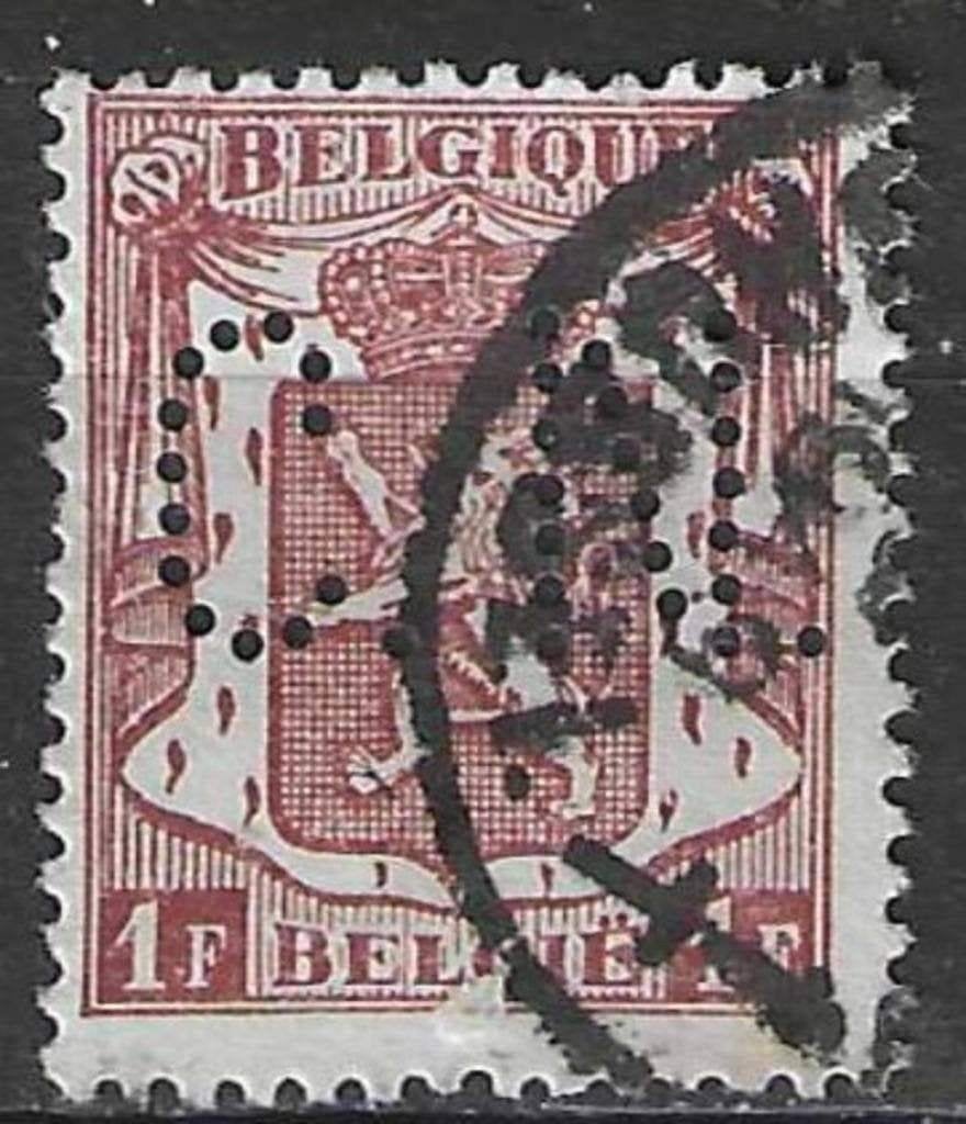 Belgie 1945/1949 - Yvert 715perf - Klein Staatswapen (ST), Verzenden, Gestempeld
