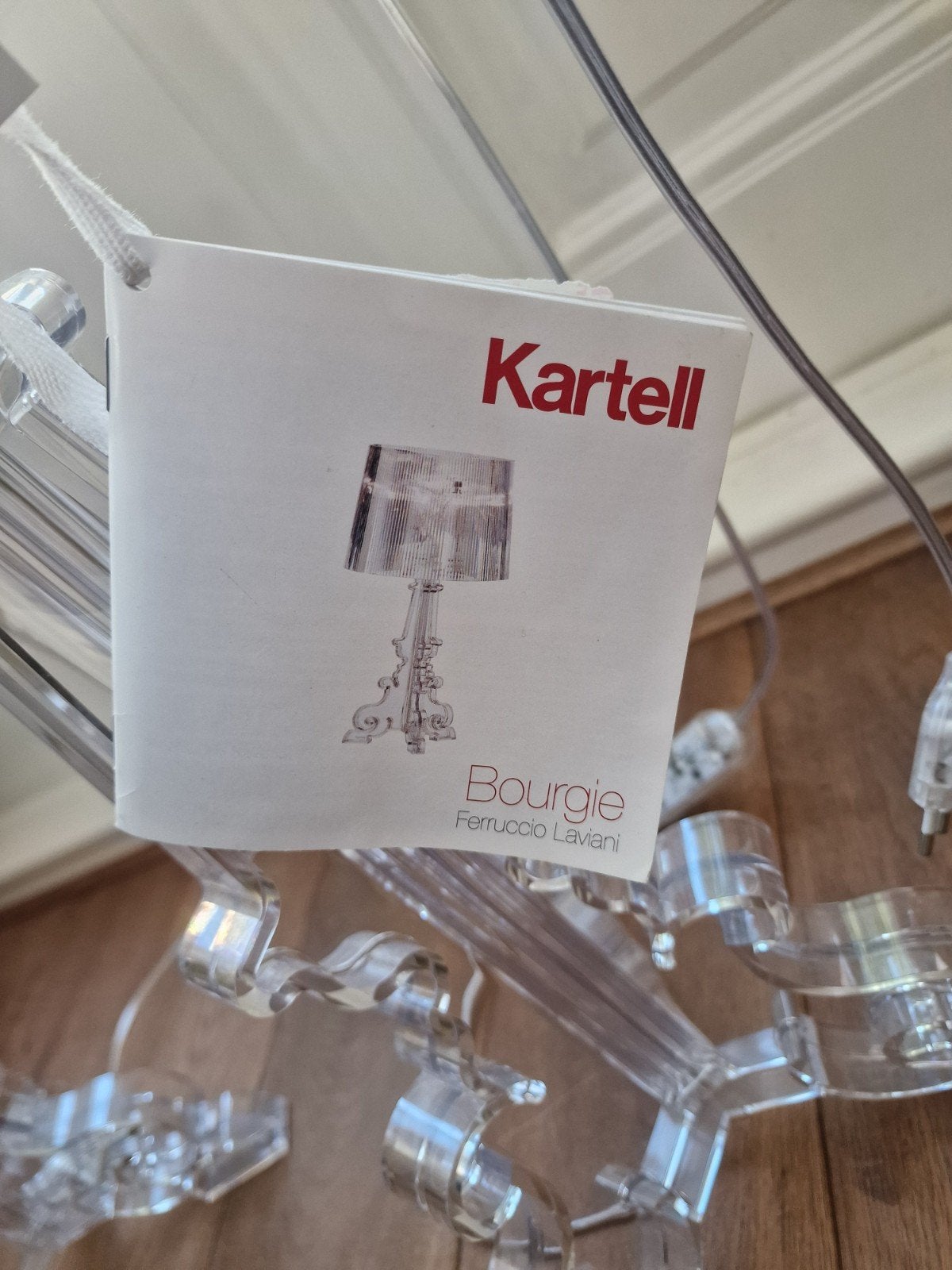 Kartell Bourgie Ferruccio Laviani lamp, Huis en Inrichting, Ophalen, Kunststof, Met kap, E27 (groot)