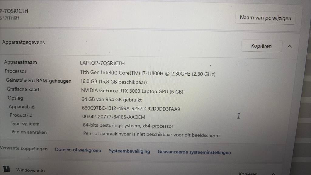 Lenovo Legion 5 17ITH6H Game laptop, Computers en Software, Windows Laptops, Ophalen, Met videokaart, 2 tot 3 Ghz, Qwerty