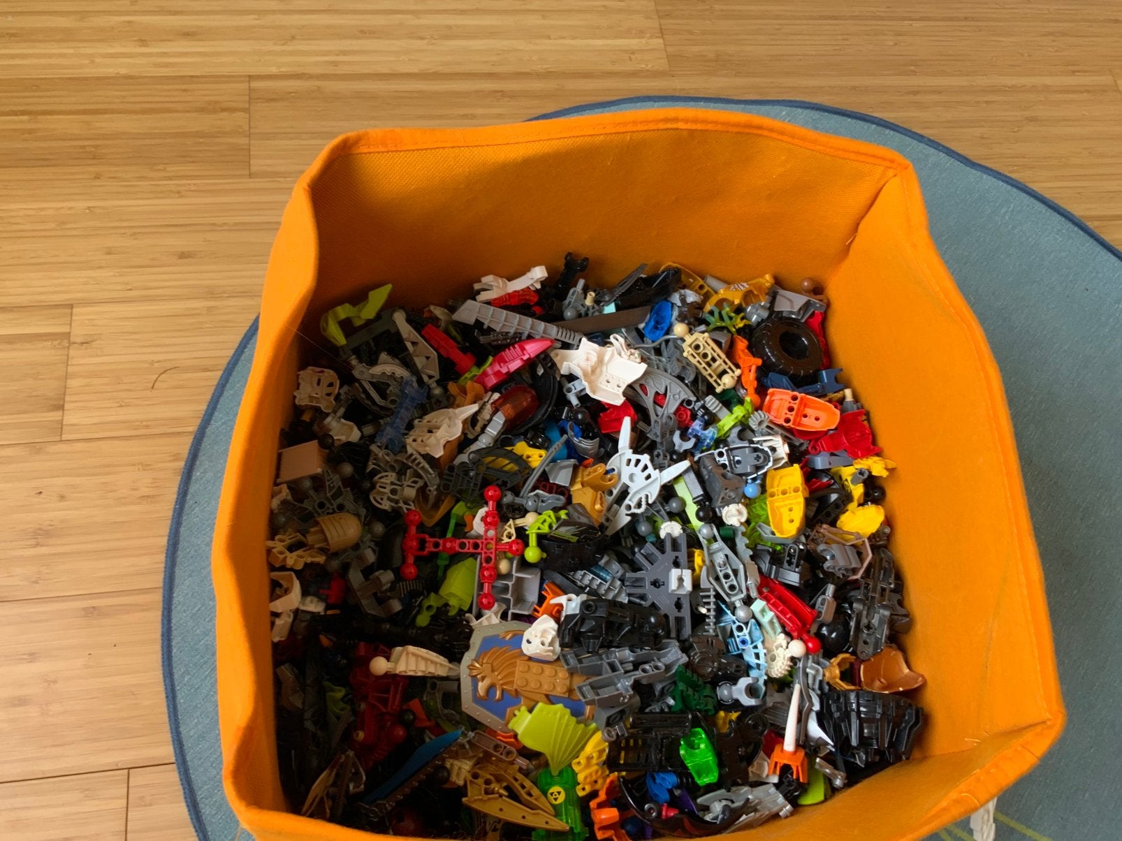 Lego heroes, onderdelen en figuren., Ophalen, Gebruikt