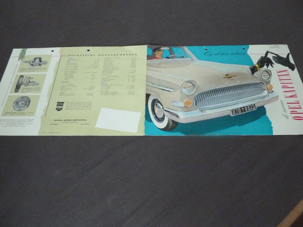 OPEL  KAPITÄN    1956, Ophalen of Verzenden, Gelezen, Opel