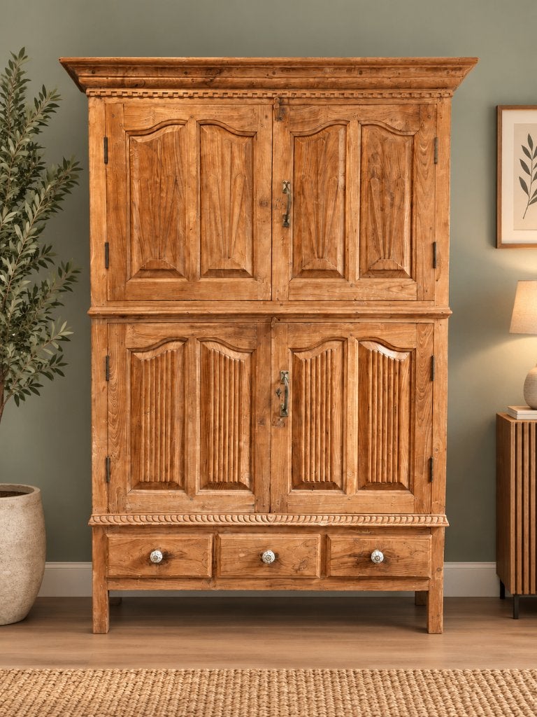 Sfeervolle kast, Huis en Inrichting, Ophalen, Gebruikt, Teakhout, Minder dan 100 cm