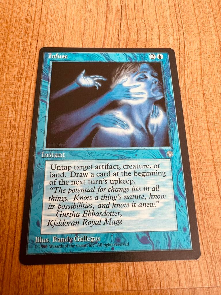 Magic The Gathering Deckmaster | Infuse, Ophalen, Zo goed als nieuw, Losse kaart