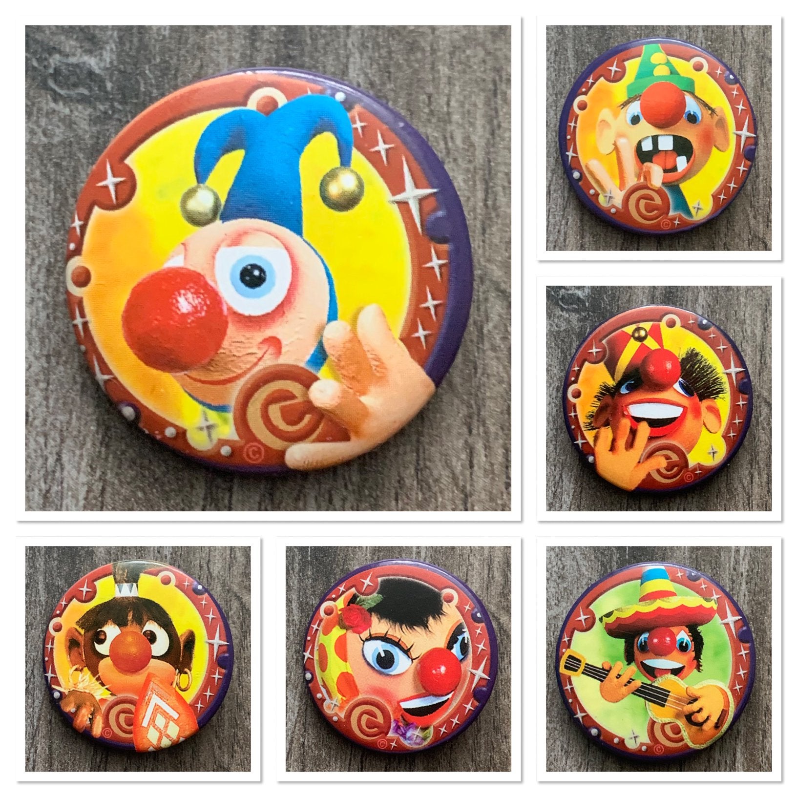 Efteling Carnaval Festival Buttons, Ophalen of Verzenden