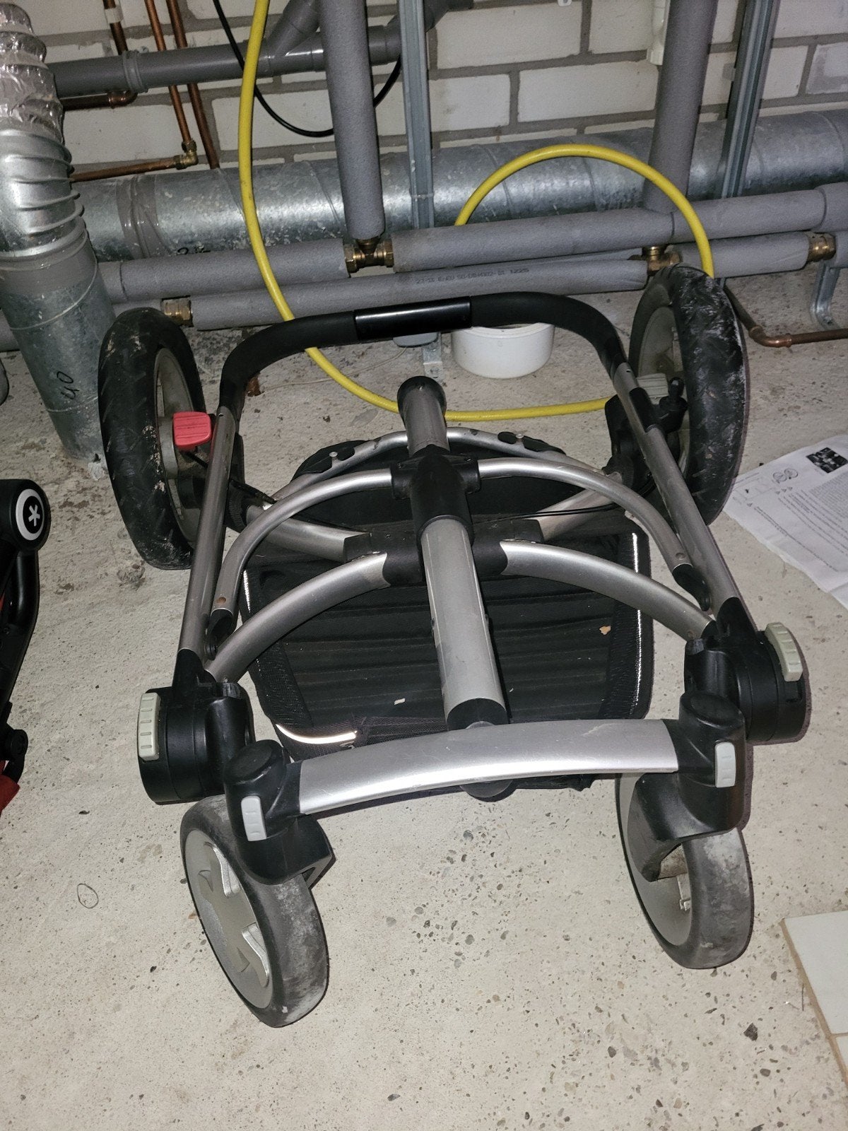 Quinny Buzz kinderwagen met reiswieg en zitje (lege banden), Ophalen, Gebruikt, Quinny, Combiwagen