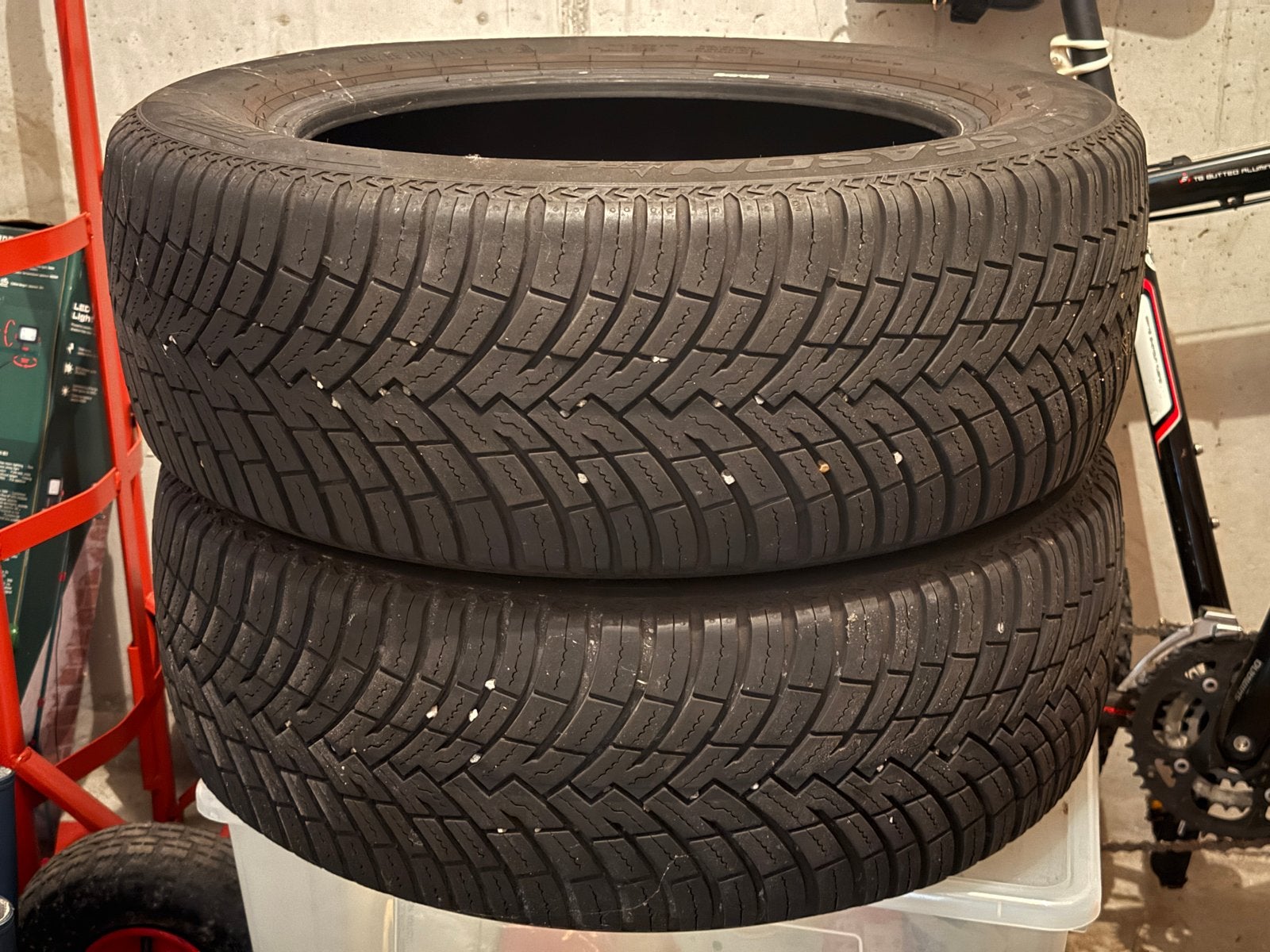 Pirelli Cinturato All Season banden 205/55 R16, Ophalen, Gebruikt