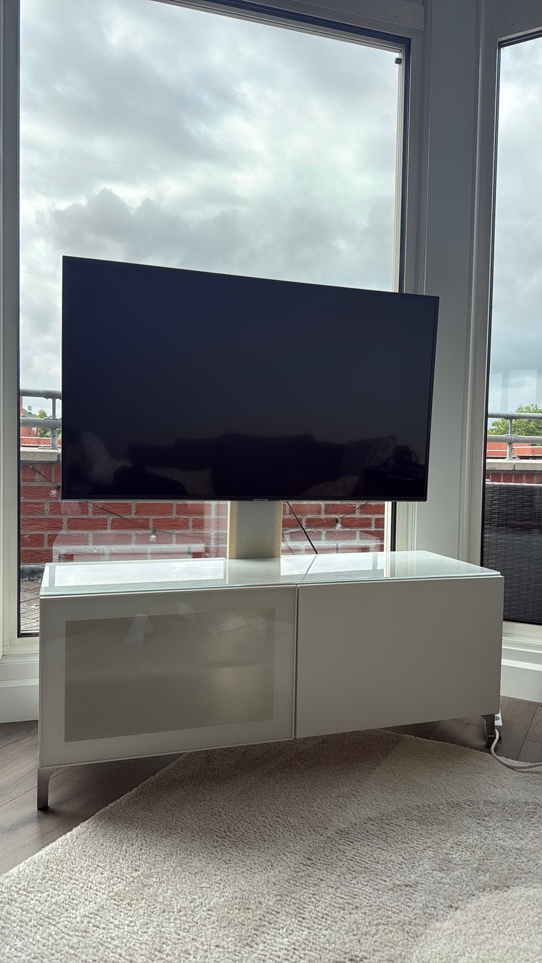 Tv meubel wit, Ophalen, Zo goed als nieuw, 25 tot 50 cm, Minder dan 100 cm