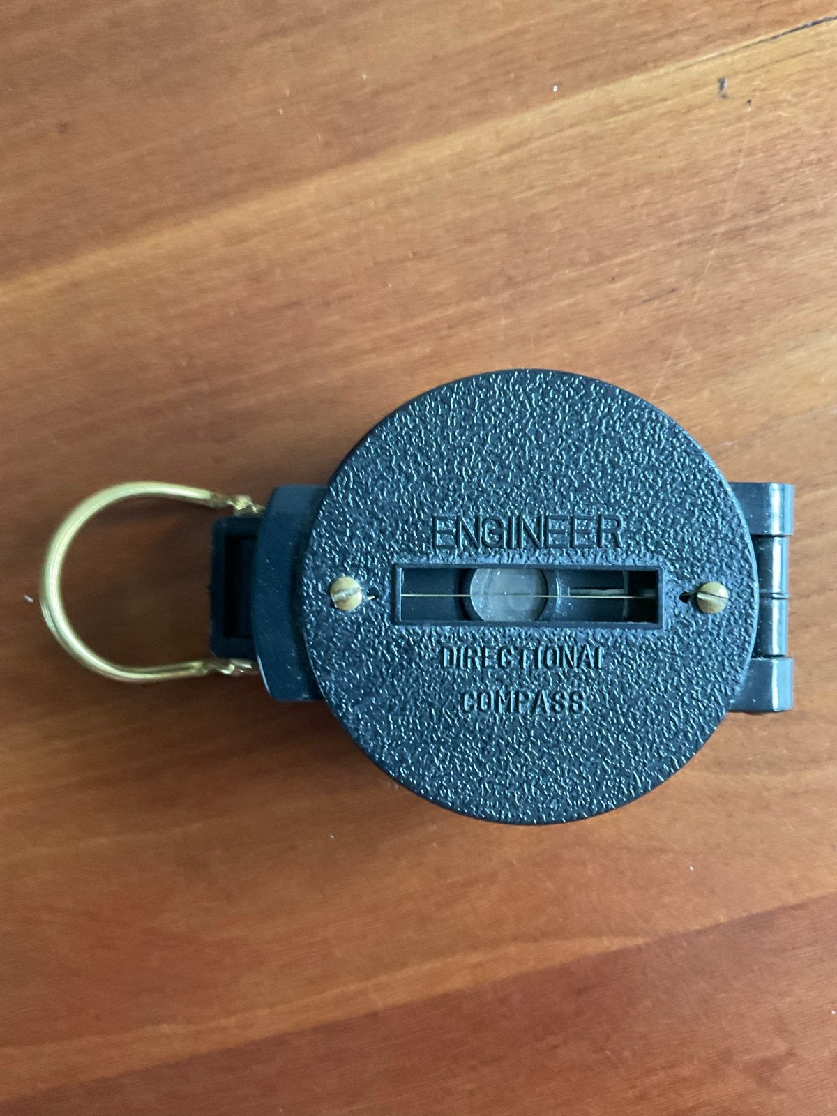 Vintage ENGINEER Directional Compass, zwart, Ophalen