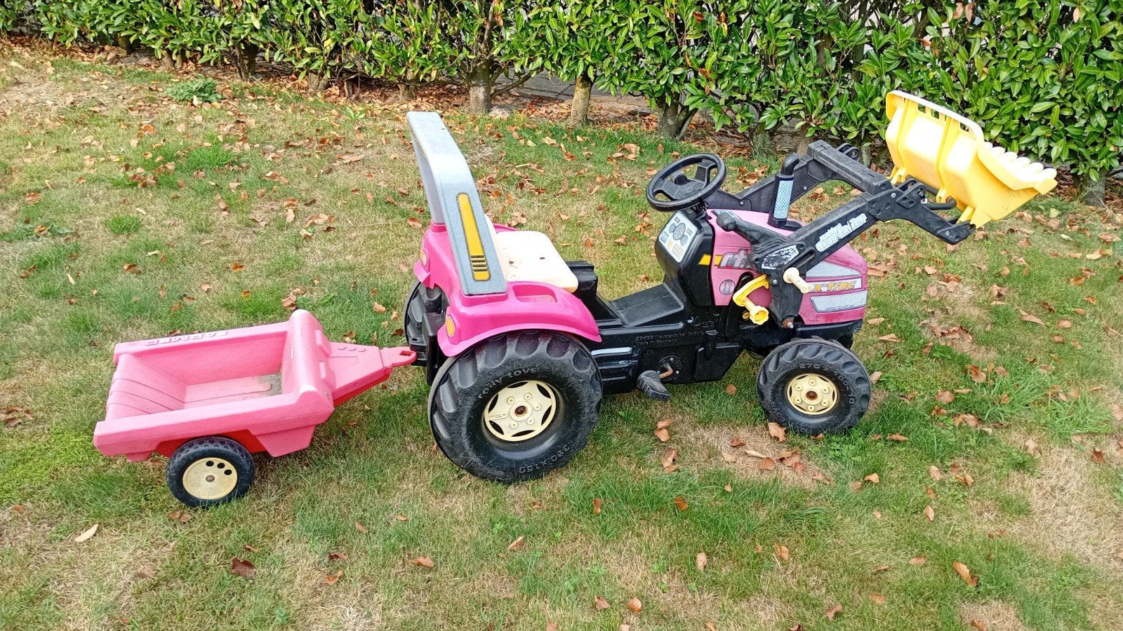 Een leuke trekker+ voorlader+kar te koop, Ophalen, Gebruikt, Overige merken