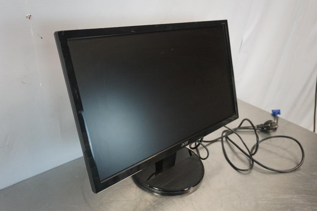 Acer K222HQL Monitor - Full HD Beeldscherm + toetsenbord, Gebruikt, Full HD, LED, 60 Hz of minder