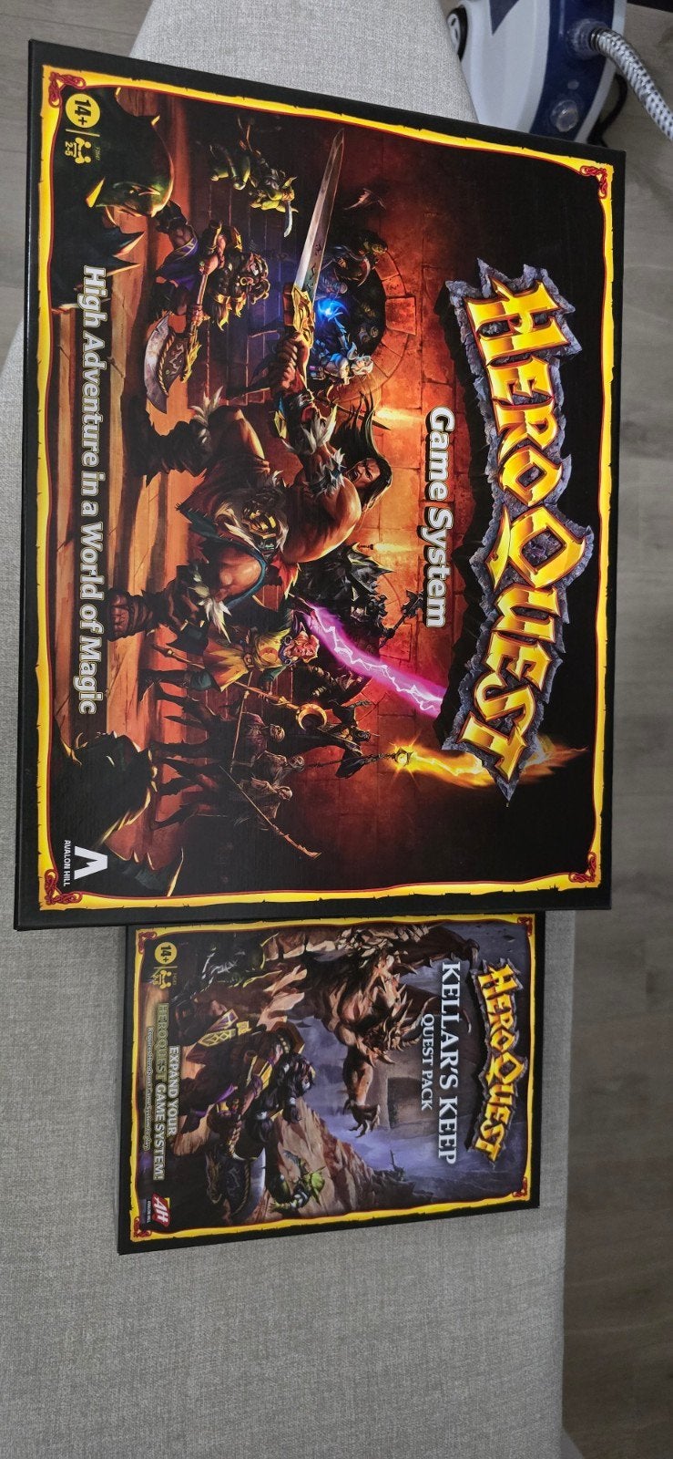 hero quest + kellars keep, Ophalen, Zo goed als nieuw