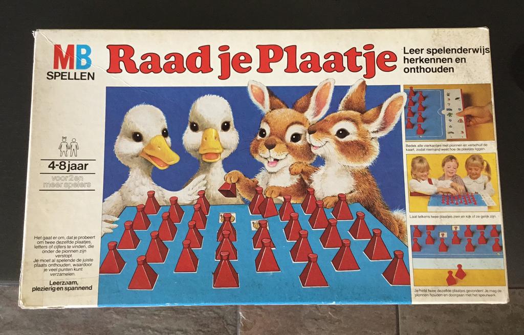 Raad je plaatje memory spel, Ophalen, Zo goed als nieuw