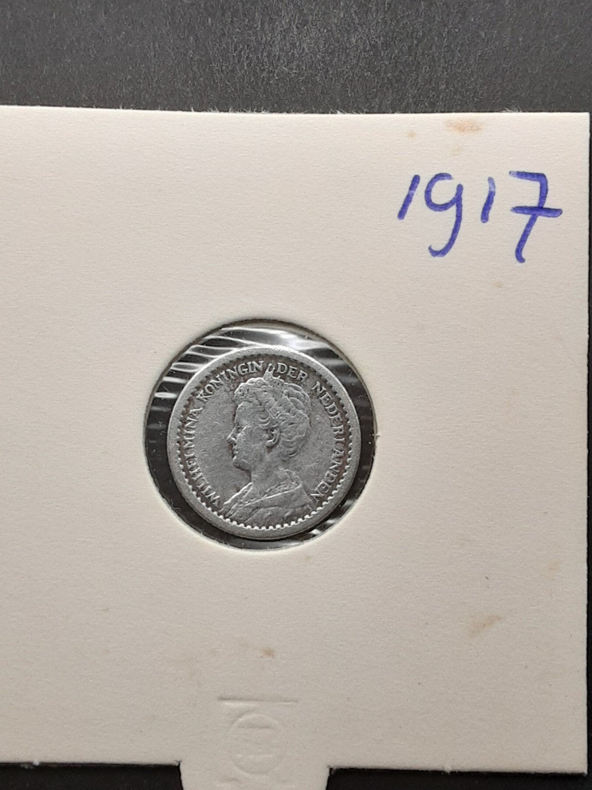 10 cent 1917 koningin Wilhelmina, Postzegels en Munten, Munten | Nederland, Verzenden, Zilver, 10 cent, Koningin Wilhelmina