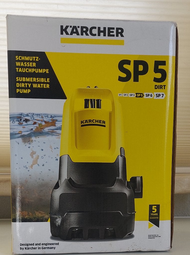 Kärcher SP 5 Dirt Vuilwaterpomp - Dompelpomp - Nieuw, Tuin en Terras, Waterpompen, Ophalen of Verzenden, Nieuw, Elektrisch, Dompelpomp