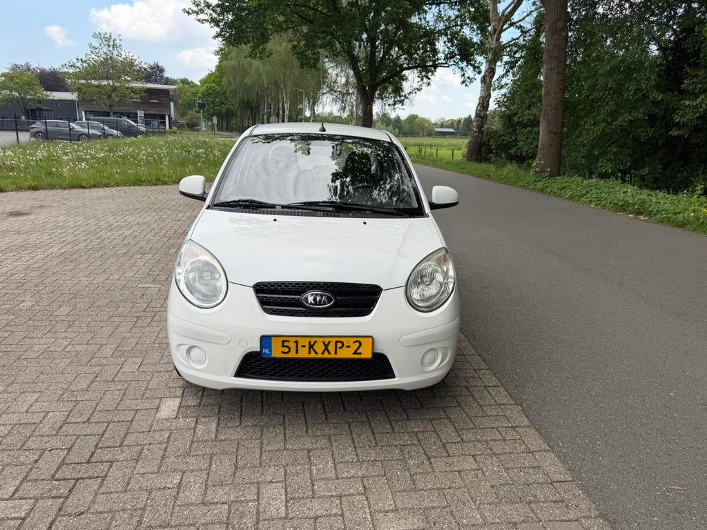 Kia Picanto 1.0 2010 Wit Inruil Mogelijk, Auto's, 4 cilinders, 400 kg, Wit, Origineel Nederlands